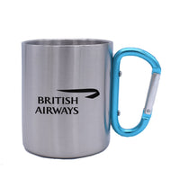 Thumbnail for British Airways Airlines Designed Stainless Steel Outdoors Mugs