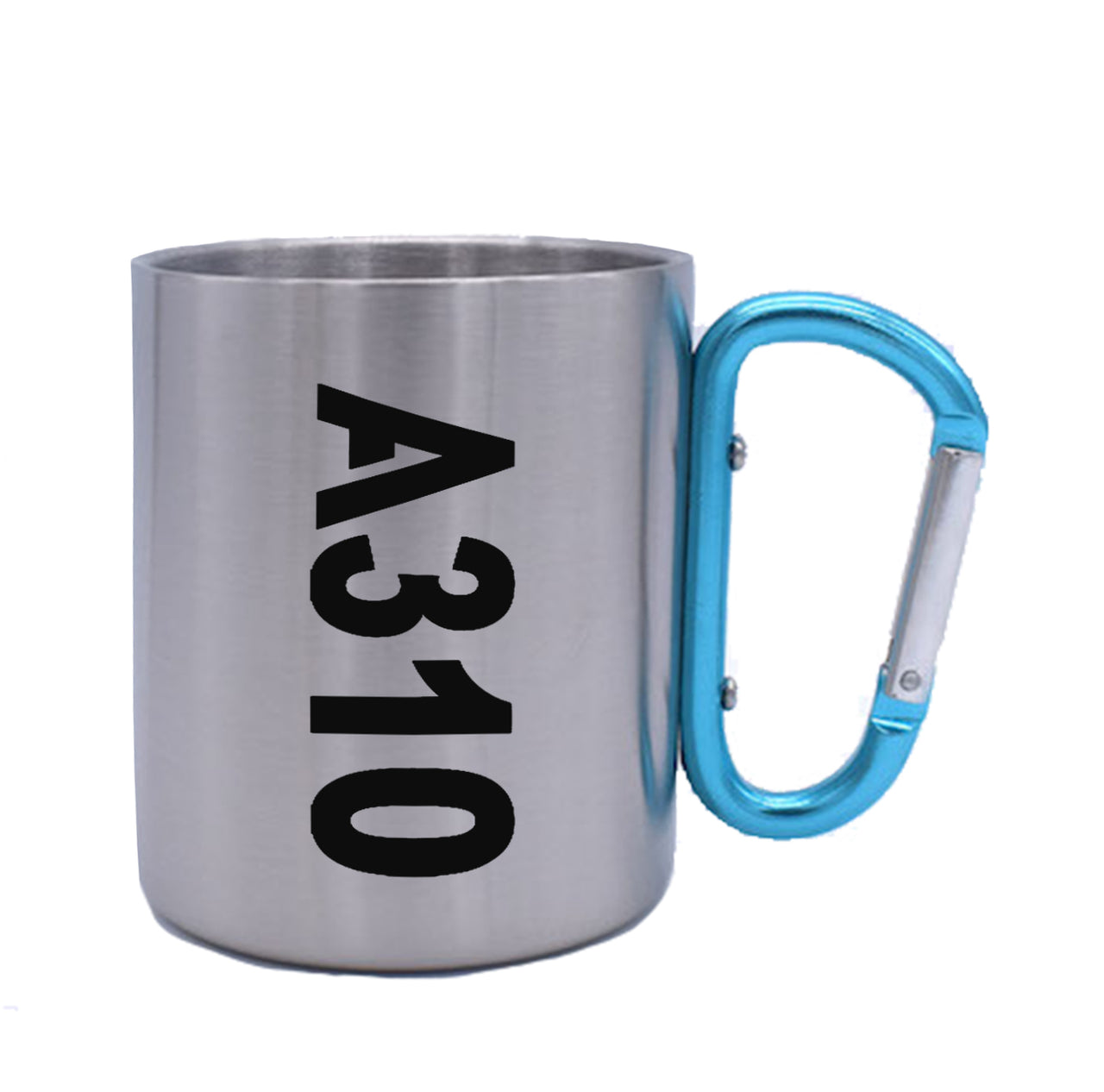 A310 Text Designed Stainless Steel Outdoors Mugs
