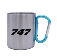 Thumbnail for 747 Flat Text Designed Stainless Steel Outdoors Mugs