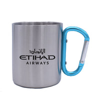 Thumbnail for Etihad Airways Airlines Designed Stainless Steel Outdoors Mugs
