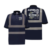 Thumbnail for Airbus A330neo & Trent 7000 Designed Reflective Polo T-Shirts