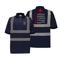 Thumbnail for In Aviation Designed Reflective Polo T-Shirts