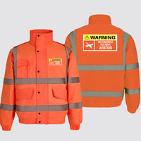 Thumbnail for Warning May Constantly Talk About Aviation Designed Reflective Winter Jackets