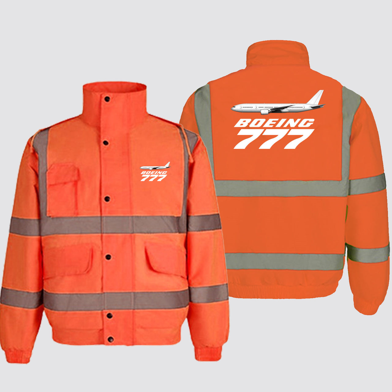 The Boeing 777 Designed Reflective Winter Jackets