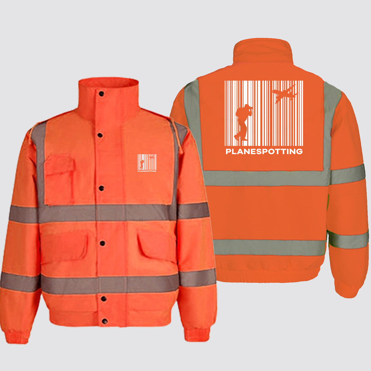 Planespotting Designed Reflective Winter Jackets