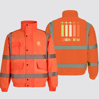 Thumbnail for Colourful Cabin Crew Designed Reflective Winter Jackets