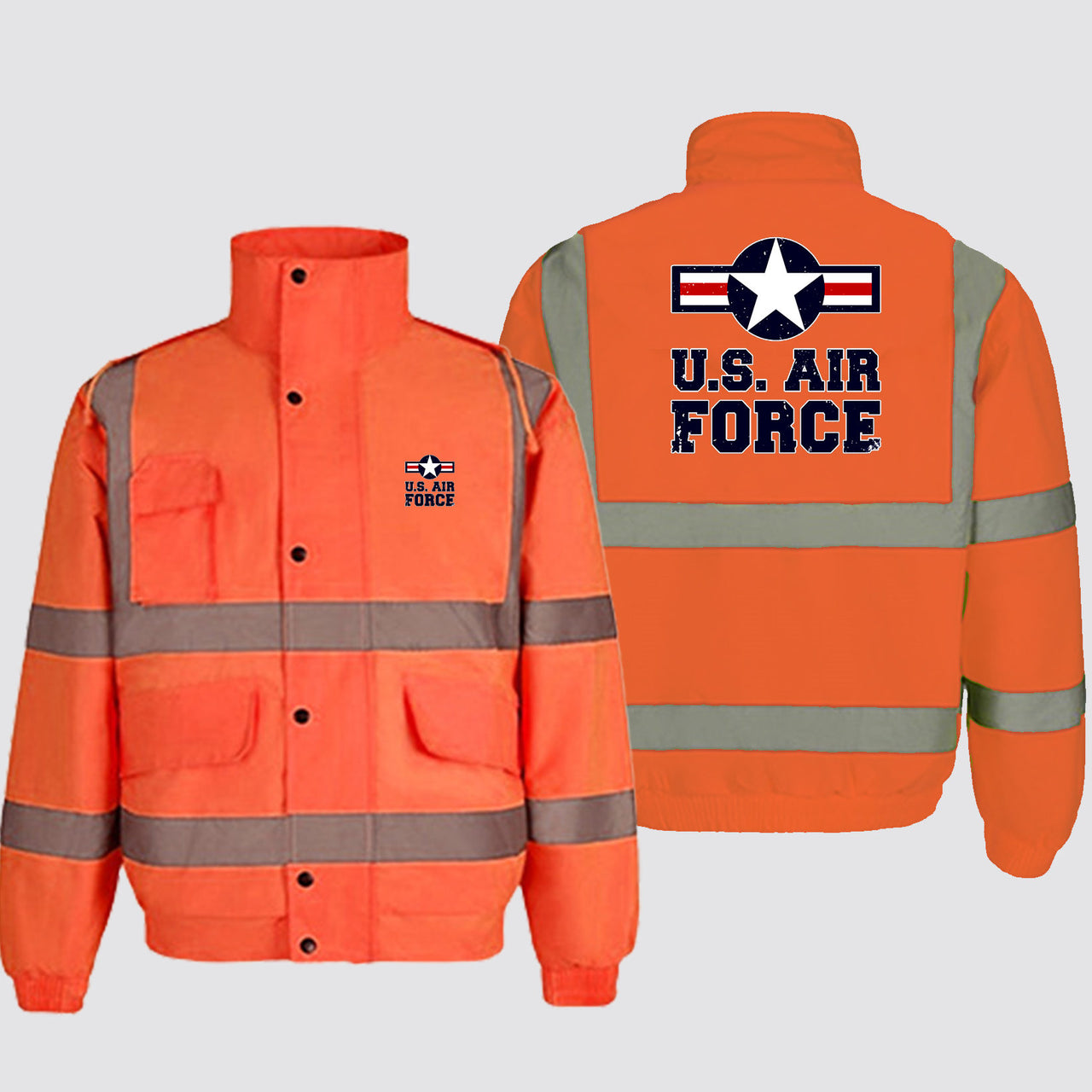 US Air Force Designed Reflective Winter Jackets