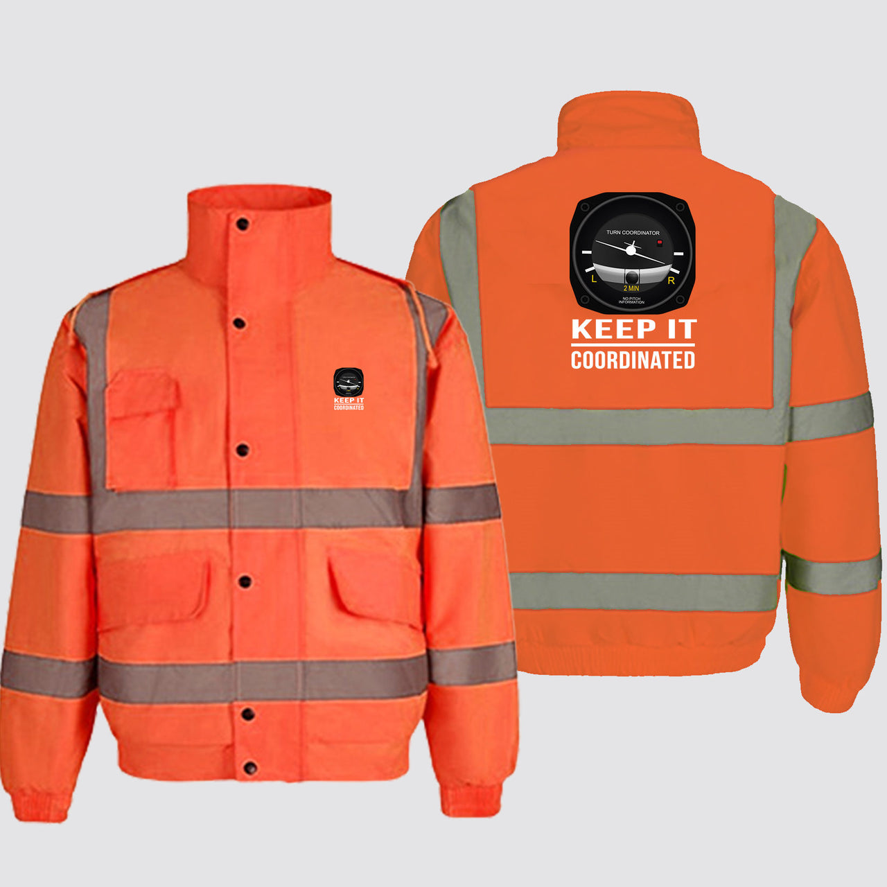 Keep It Coordinated Designed Reflective Winter Jackets