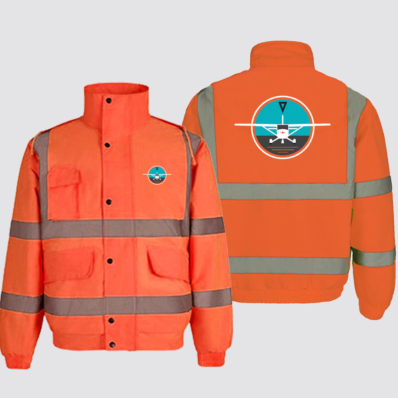 Cessna & Gyro Designed Reflective Winter Jackets