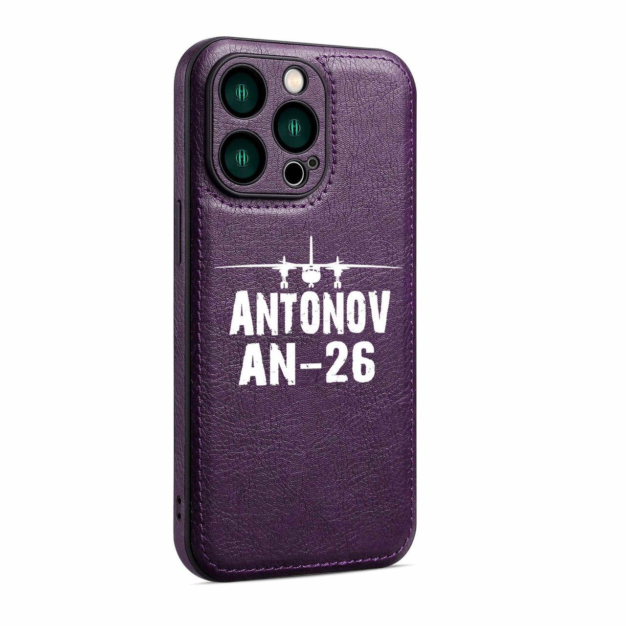 Antonov AN-26 & Plane Designed Leather iPhone Cases