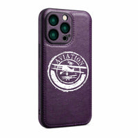 Thumbnail for Aviation Lovers Designed Leather iPhone Cases