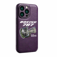 Thumbnail for Boeing 787 & GENX Engine Designed Leather iPhone Cases