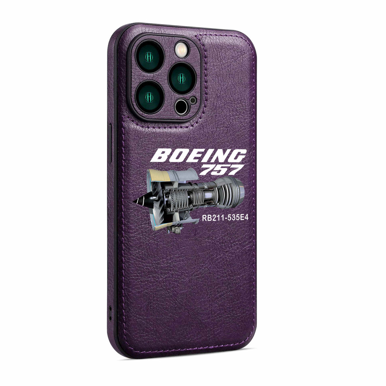 Boeing 757 & Rolls Royce Engine (RB211) Designed Leather iPhone Cases