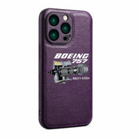 Thumbnail for Boeing 757 & Rolls Royce Engine (RB211) Designed Leather iPhone Cases