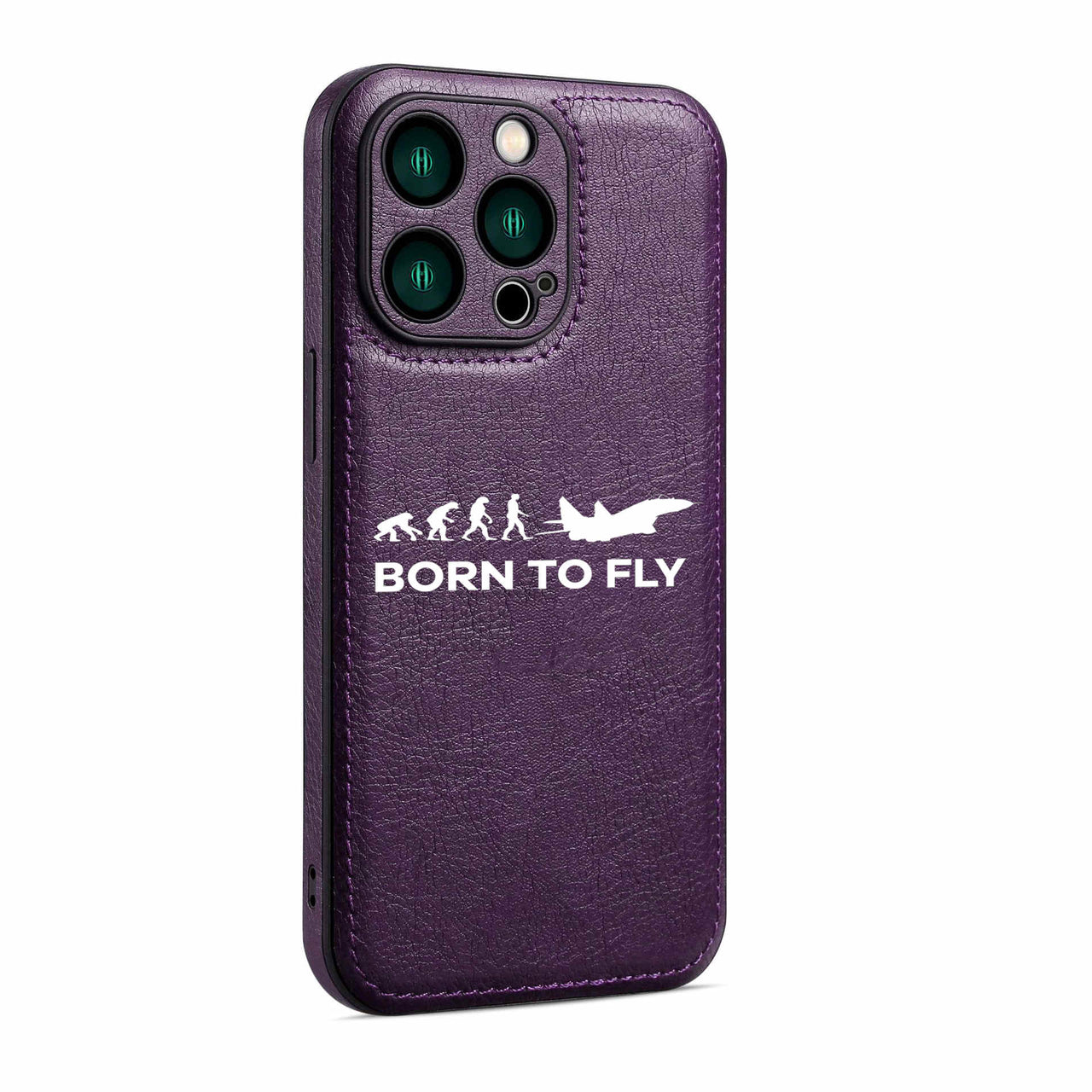 Born To Fly Military Designed Leather iPhone Cases