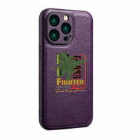 Thumbnail for Fighter Machine Designed Leather iPhone Cases