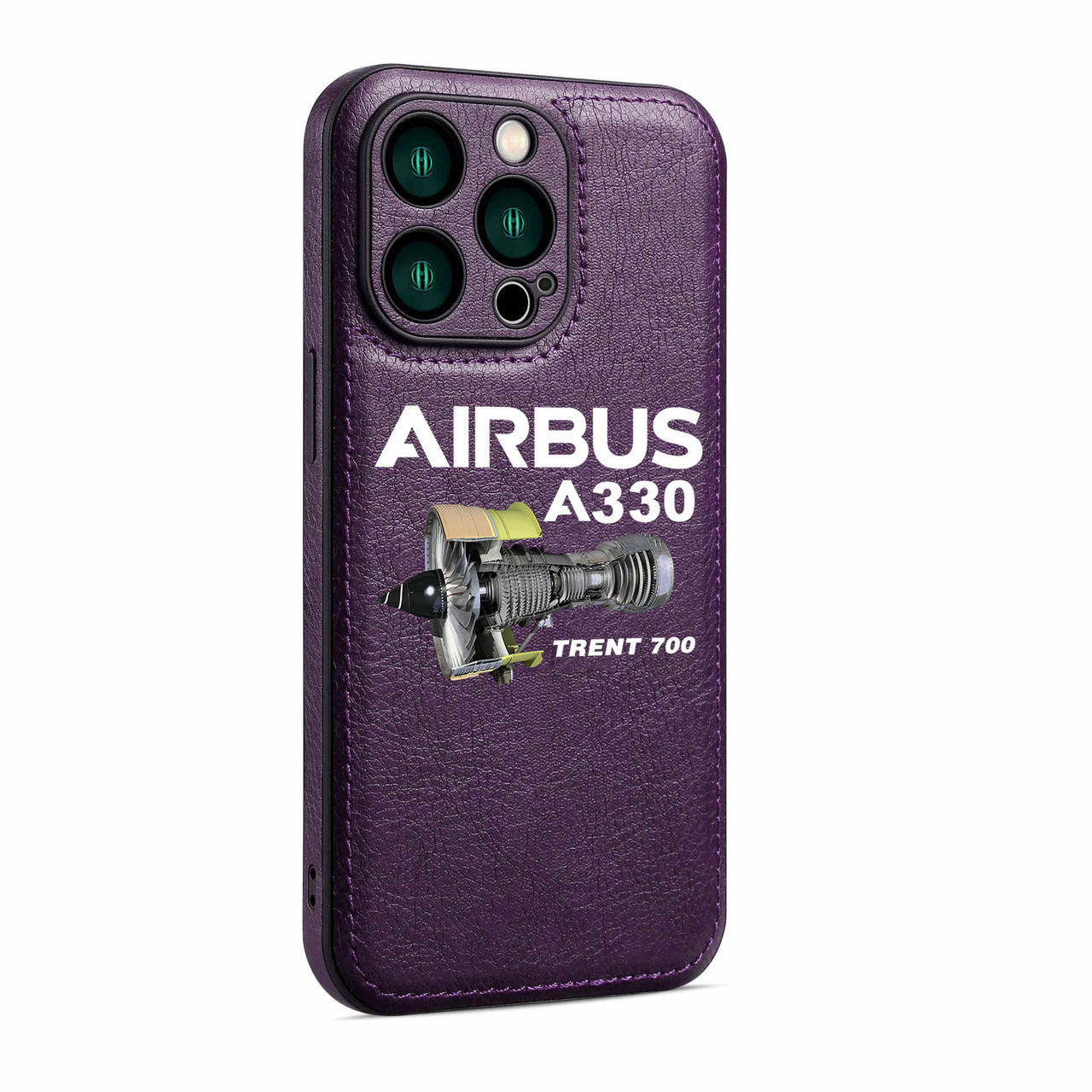 Airbus A330 & Trent 700 Engine Designed Leather iPhone Cases