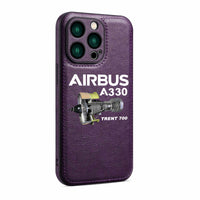 Thumbnail for Airbus A330 & Trent 700 Engine Designed Leather iPhone Cases