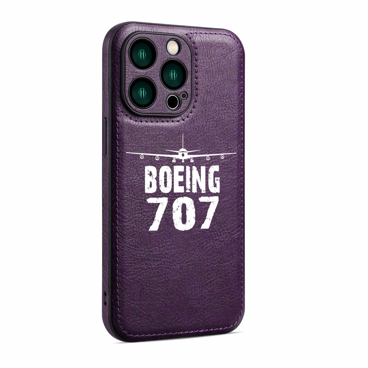 Boeing 707 & Plane Designed Leather iPhone Cases
