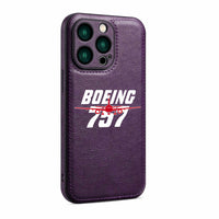 Thumbnail for Amazing Boeing 757 Designed Leather iPhone Cases