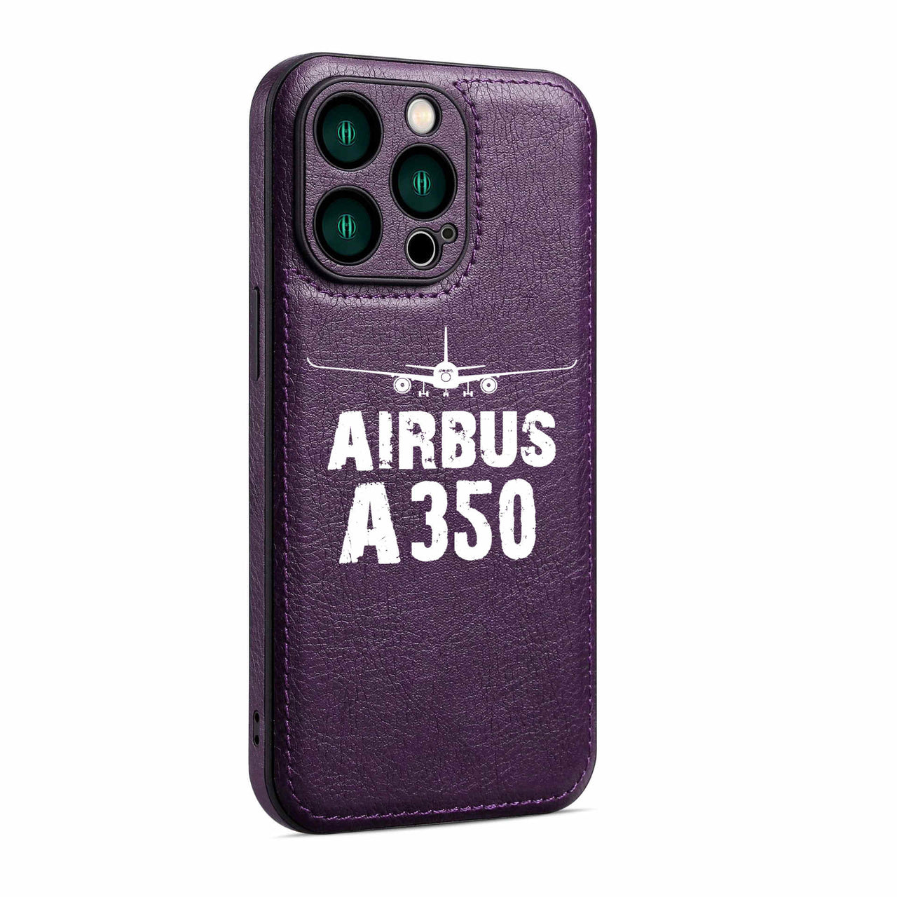 Airbus A350 & Plane Designed Leather iPhone Cases