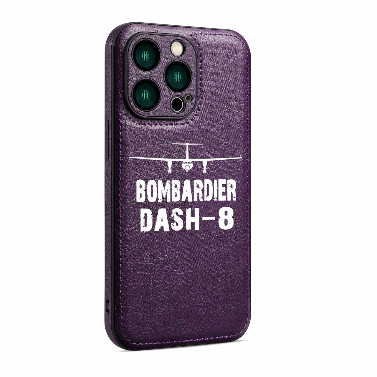 Bombardier Dash-8 & Plane Designed Leather iPhone Cases