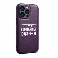 Thumbnail for Bombardier Dash-8 & Plane Designed Leather iPhone Cases