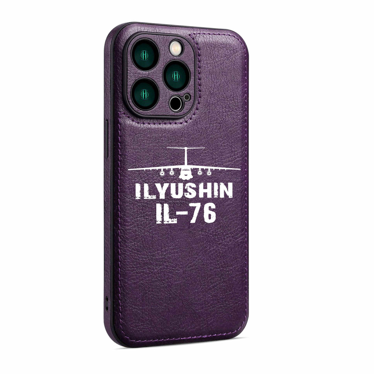 ILyushin IL-76 & Plane Designed Leather iPhone Cases