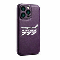 Thumbnail for The Boeing 777 Designed Leather iPhone Cases