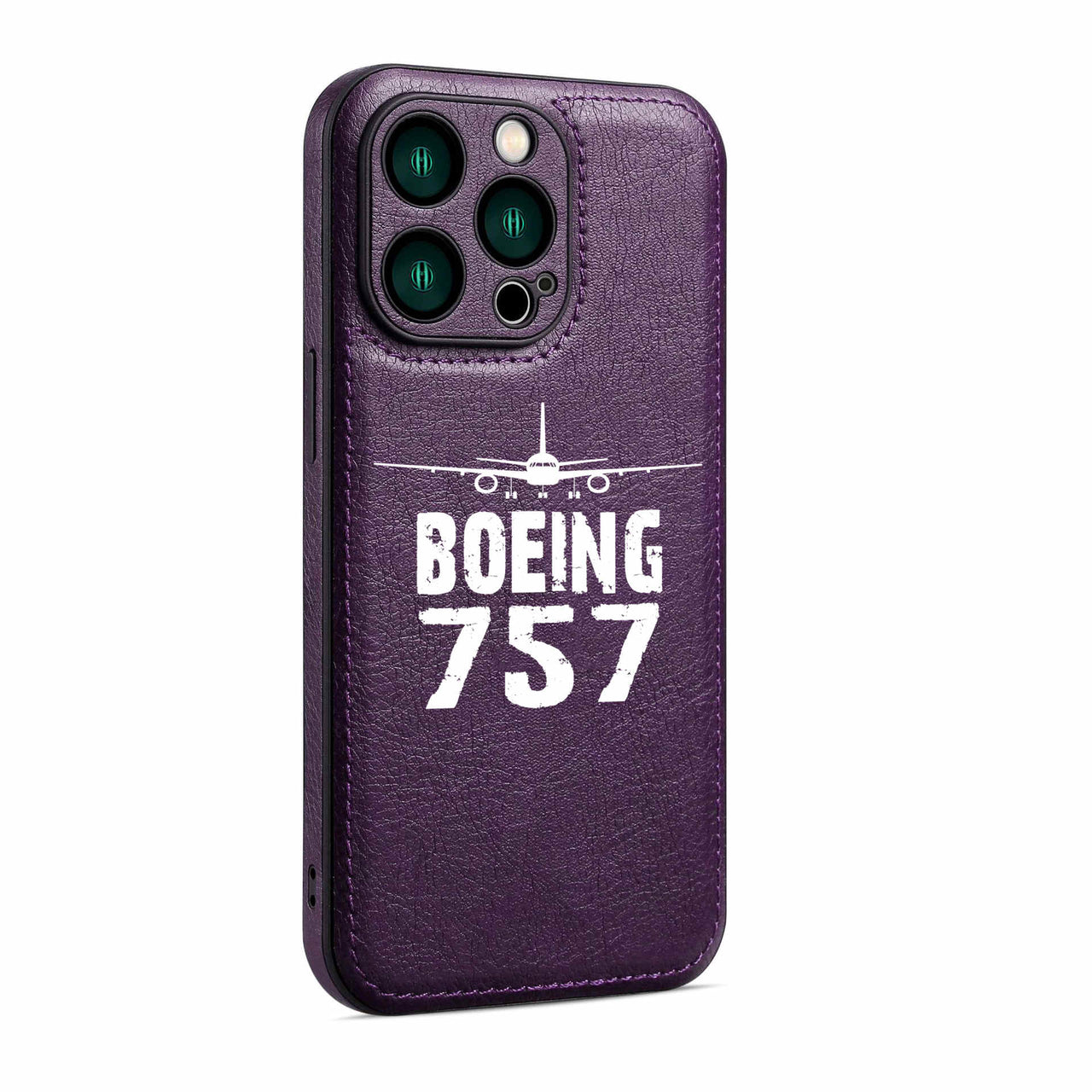 Boeing 757 & Plane Designed Leather iPhone Cases