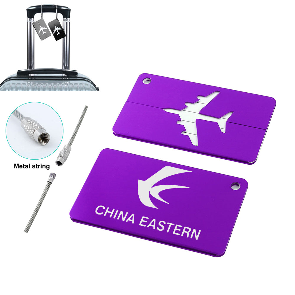China Eastern Airlines Designed Aluminum Luggage Tags