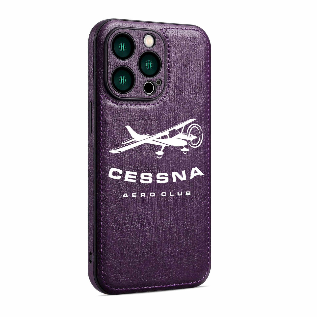 Cessna Aeroclub Designed Leather iPhone Cases