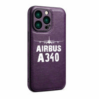 Thumbnail for Airbus A340 & Plane Designed Leather iPhone Cases