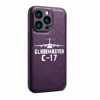 Thumbnail for GlobeMaster C-17 & Plane Designed Leather iPhone Cases
