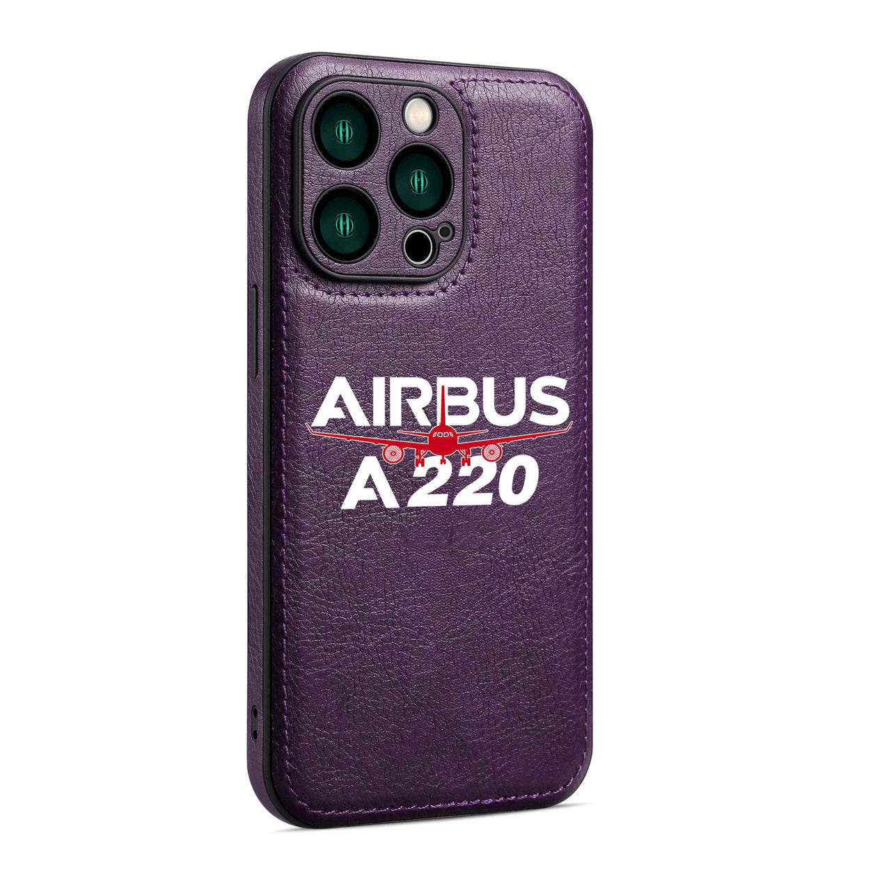 Amazing Airbus A220 Designed Leather iPhone Cases