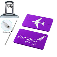 Thumbnail for Ethiopian Airlines Designed Aluminum Luggage Tags