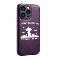 Thumbnail for Air Traffic Controllers - We Rule The Sky Designed Leather iPhone Cases