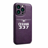 Thumbnail for Cessna 337 & Plane Designed Leather iPhone Cases