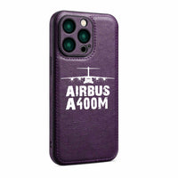 Thumbnail for Airbus A400M & Plane Designed Leather iPhone Cases