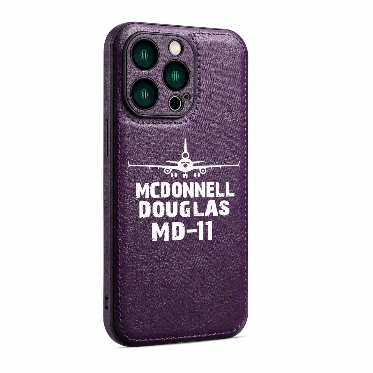 McDonnell Douglas MD-11 & Plane Designed Leather iPhone Cases