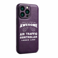 Thumbnail for Air Traffic Controller Designed Leather iPhone Cases