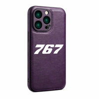 Thumbnail for 767 Flat Text Designed Leather iPhone Cases