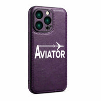 Thumbnail for Aviator Designed Leather iPhone Cases