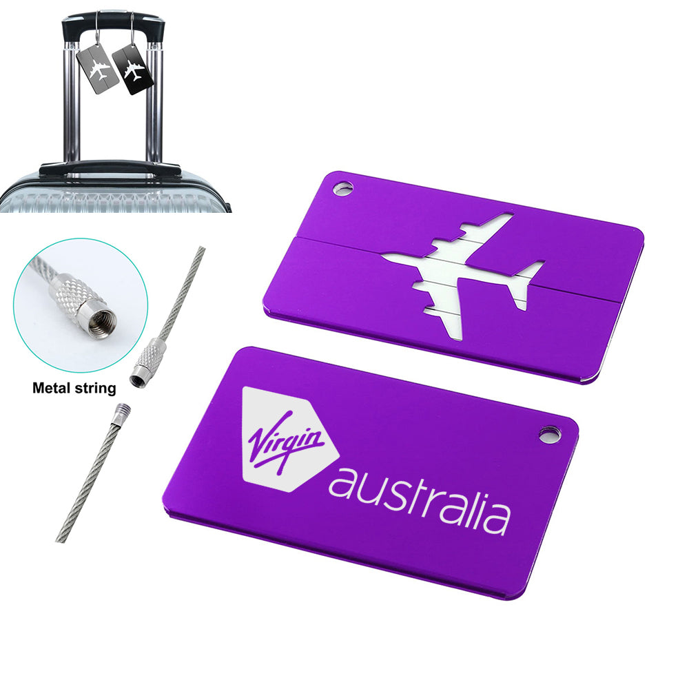 Virgin Australia Airlines Designed Aluminum Luggage Tags