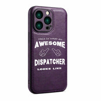 Thumbnail for Dispatcher Designed Leather iPhone Cases
