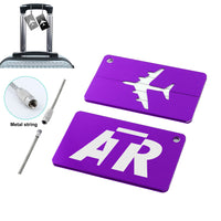 Thumbnail for ATR & Text Designed Aluminum Luggage Tags