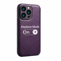 Thumbnail for Airplane Mode On Designed Leather iPhone Cases