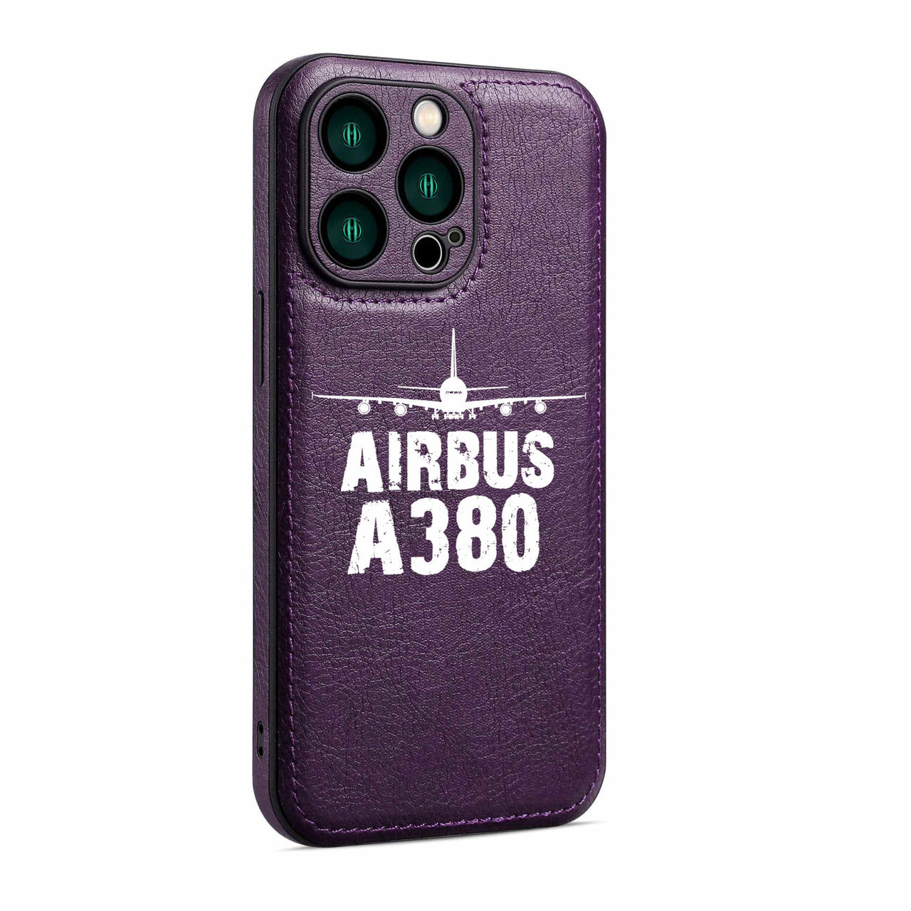 Airbus A380 & Plane Designed Leather iPhone Cases