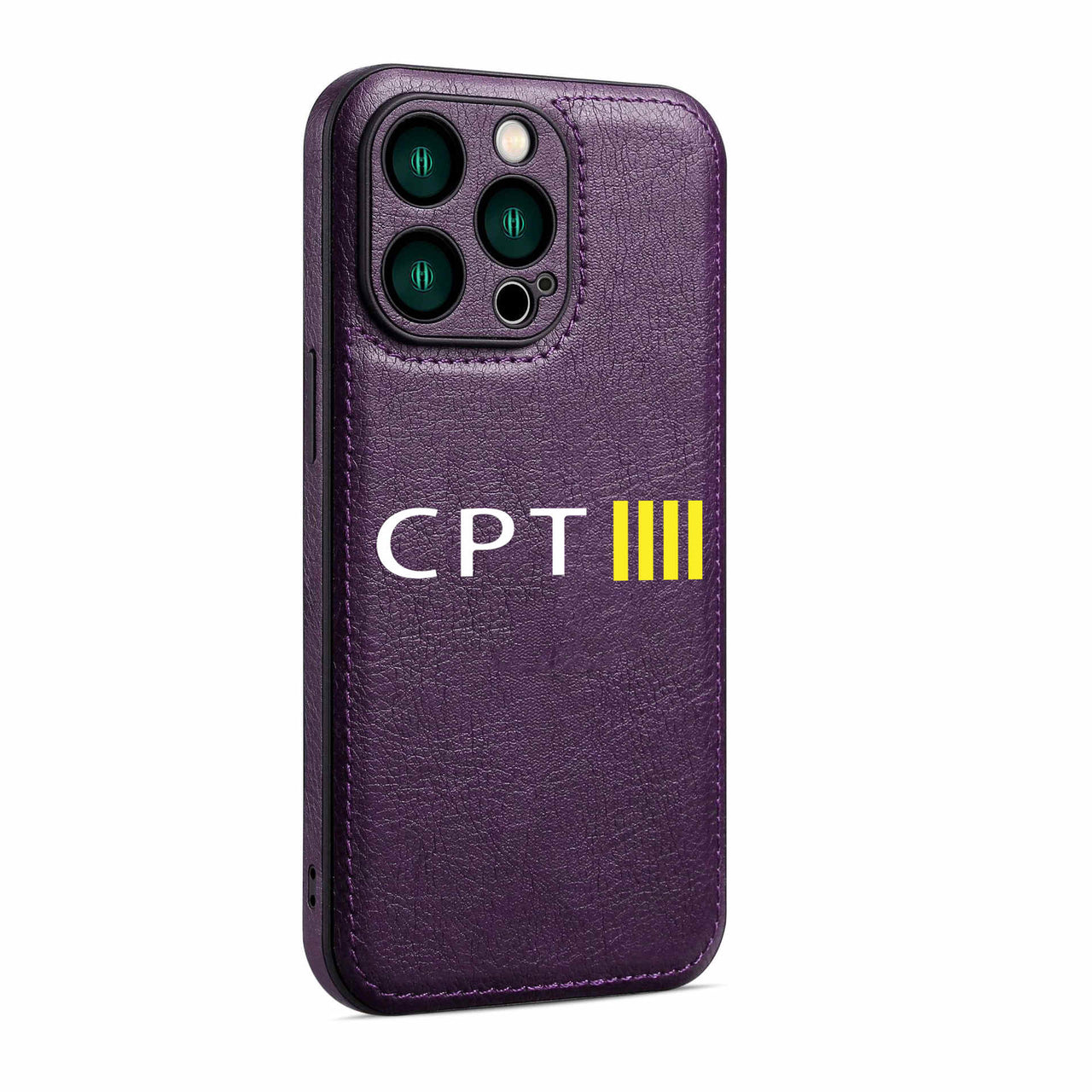 CPT & 4 Lines Designed Leather iPhone Cases