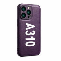 Thumbnail for A310 Text Designed Leather iPhone Cases